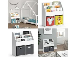 Prateleira para crianças branco 72x30.7x79 luigi