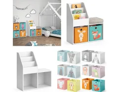 Prateleira para crianças branco 72x30.9x79 luigi