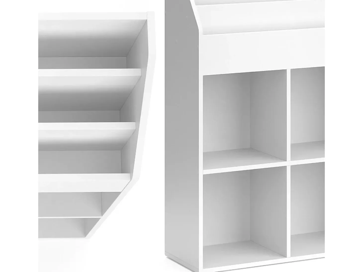 Prateleira para crianças branco 107.2x31.2x114.2 luigi