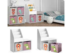 Prateleira para crianças branco 30.9x72x79 luigi