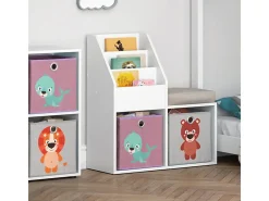 Prateleira para crianças branco 30.9x72x79 luigi