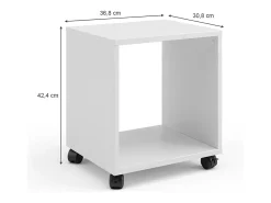 Prateleira para crianças branco 36.8x30.8x42.4 luigi