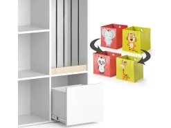 Prateleira para crianças branco 29.2x72x107.8 luigi