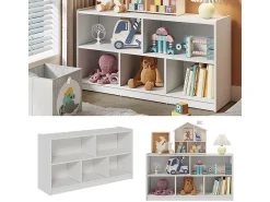 Prateleira para crianças branco 112x30x60.5 conny