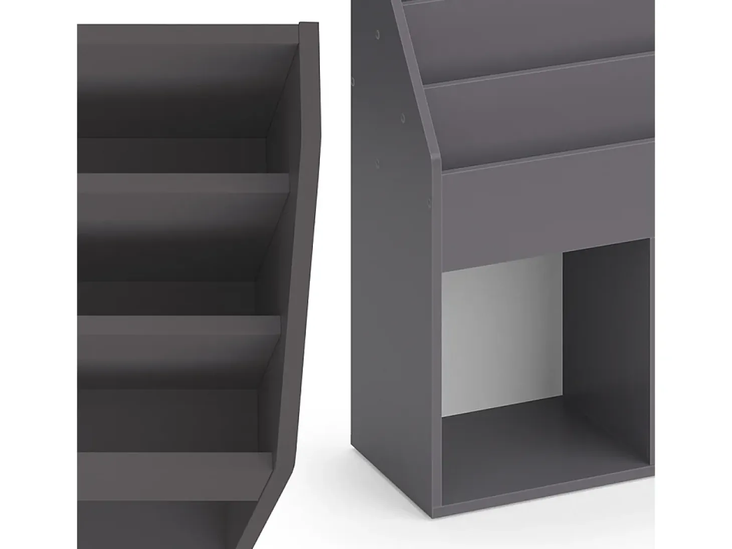 Prateleira para crianças cinza 72x30.7x79 luigi