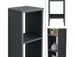 Prateleira para crianças cinza 35.2x30.6x159.5 ajaton