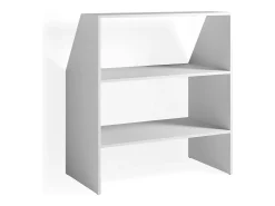 Prateleira para tectos inclinados branco 90x50x100