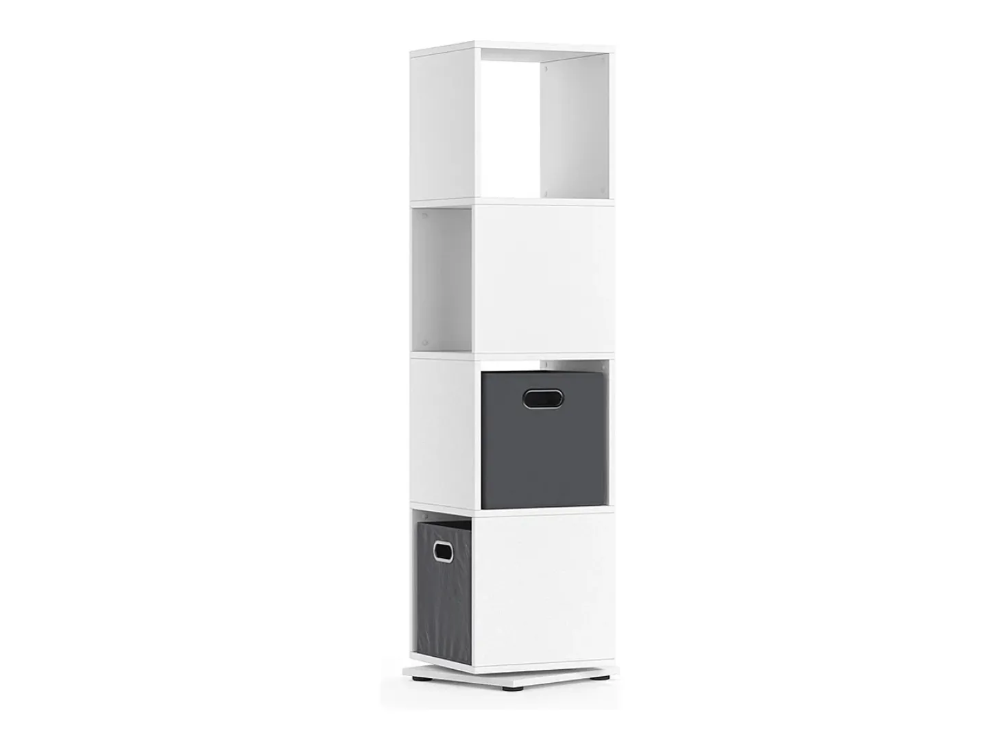 Prateleira rotativa branco 35.2x35.2x144.2