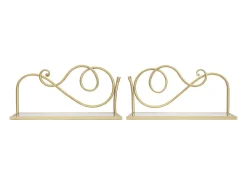 Prateleira VKH226, Ouro, 41,5x18x20,5 cm, Kendra Home
