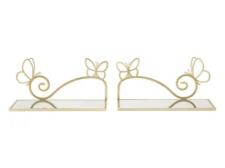Prateleira VKH225, Ouro, 41,5x18x21 cm, Kendra Home