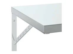 Prateleiras de parede 2 pcs 75x40 cm aço inoxidável prateado