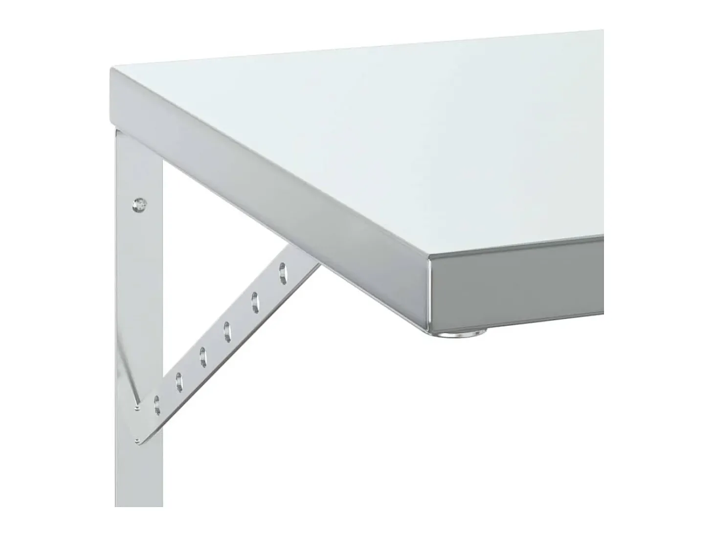 Prateleiras de parede 2 pcs 75x40 cm aço inoxidável prateado