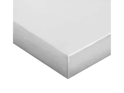 Prateleiras de parede 2 pcs 75x23,5x3cm aço inoxidável prateado