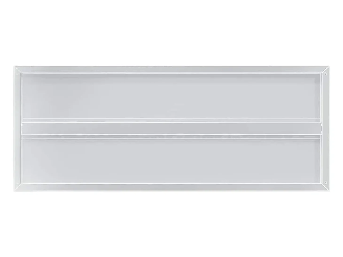 Prateleiras de parede 2 pcs 100x40x3 cm aço inoxidável prateado