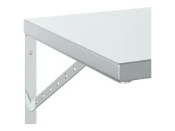 Prateleiras de parede 2 pcs 100x40 cm aço inoxidável prateado
