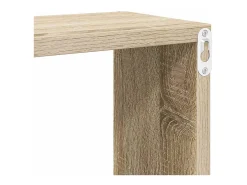 Prateleiras de parede em forma de cubo 4 pcs 30x15x30cm sonoma