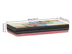 Prateleiras de Parede Multicolor 40 x 20 x 6 cm