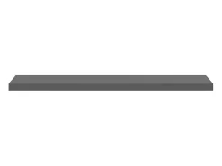 Prateleiras de parede suspensas 2 pcs 120x23,5x3,8cm MDF cinza