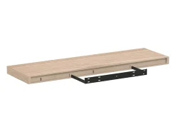 Prateleiras flutuantes 4 pcs 80x23,5x4 cm derivados de madeira