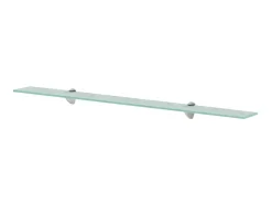 Prateleiras flutuantes 2 pcs vidro 100x20 cm 8 mm PT548226
