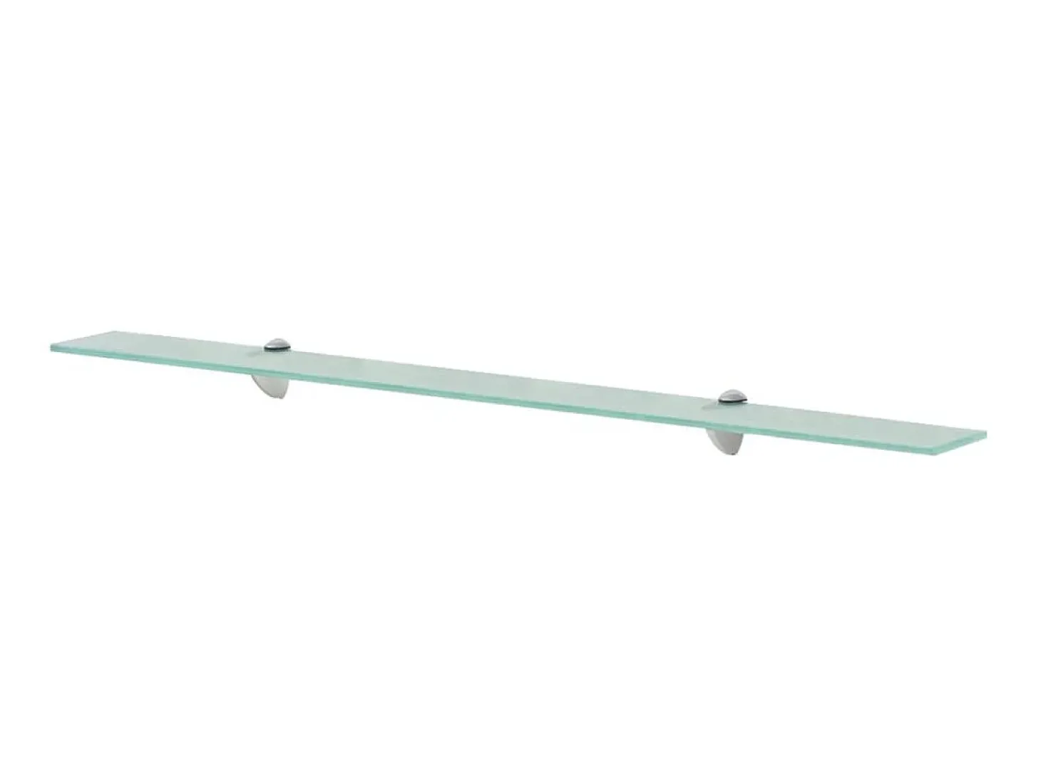 Prateleiras flutuantes 2 pcs vidro 100x20 cm 8 mm PT548226