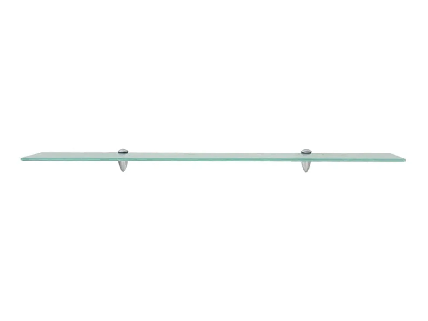 Prateleiras flutuantes 2 pcs vidro 100x20 cm 8 mm PT548226