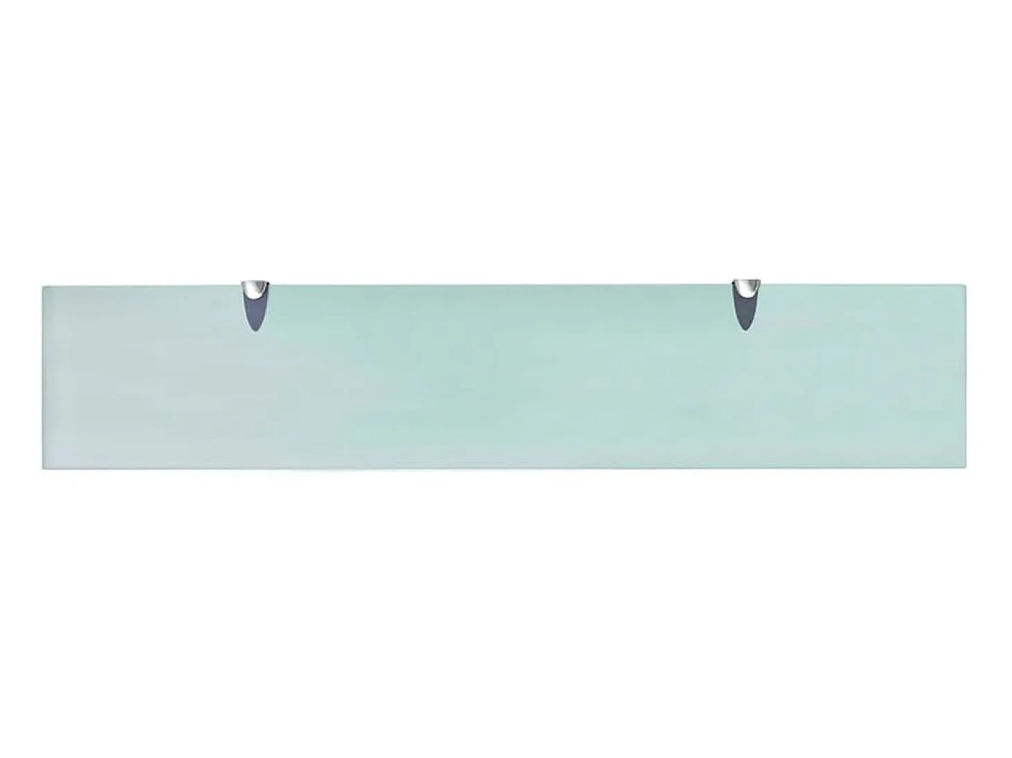 Prateleiras flutuantes 2 pcs vidro 100x20 cm 8 mm PT548226