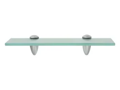 Prateleiras flutuantes 2 pcs vidro 30x10 cm 8 mm