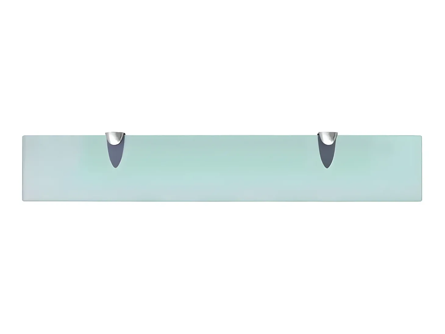 Prateleiras flutuantes 2 pcs vidro 60x10 cm 8 mm PT204788