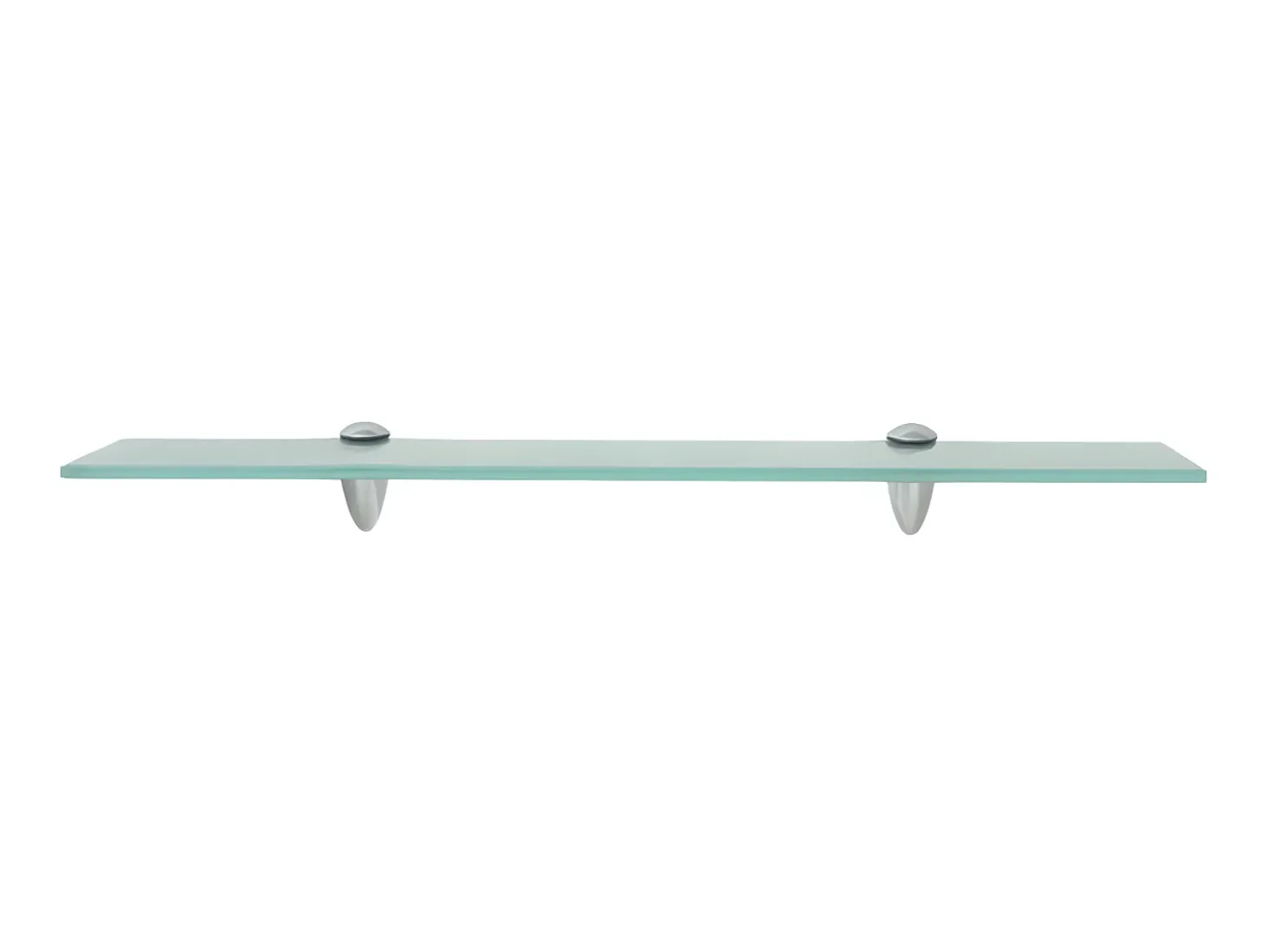 Prateleiras flutuantes 2 pcs vidro 60x10 cm 8 mm PT204788