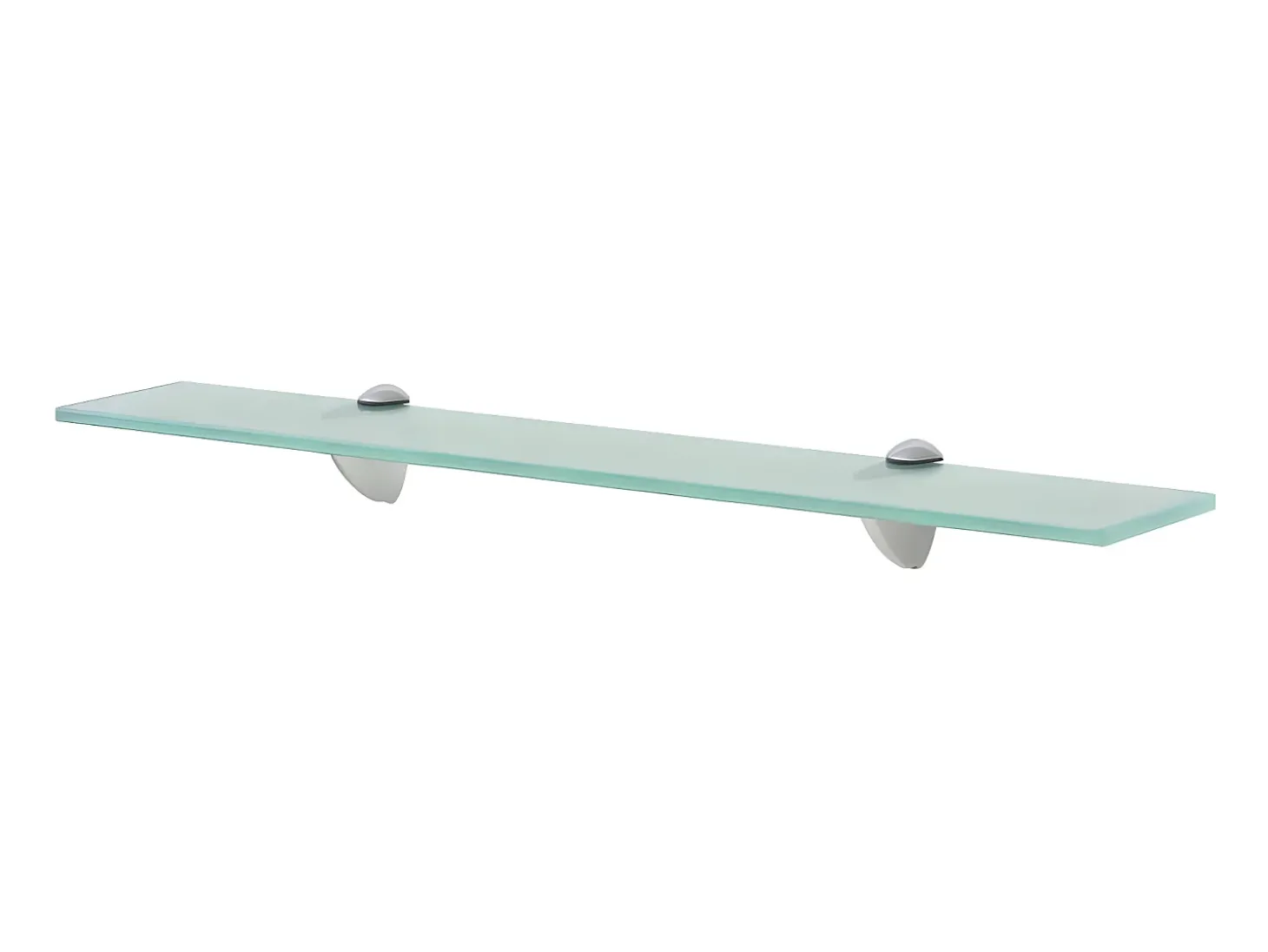 Prateleiras flutuantes 2 pcs vidro 60x10 cm 8 mm PT204788