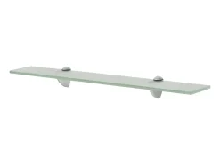 Prateleiras flutuantes 2 pcs vidro 60x10 cm 8 mm PT466749