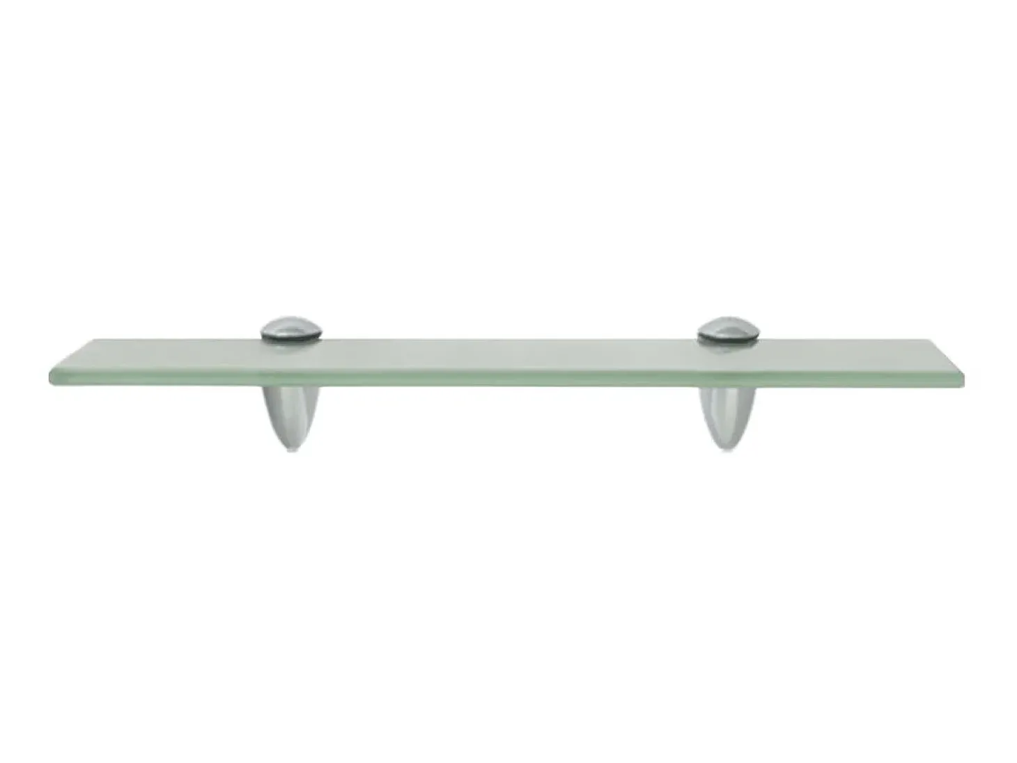 Prateleiras flutuantes 2 pcs vidro 40x10 cm 8 mm PT936999