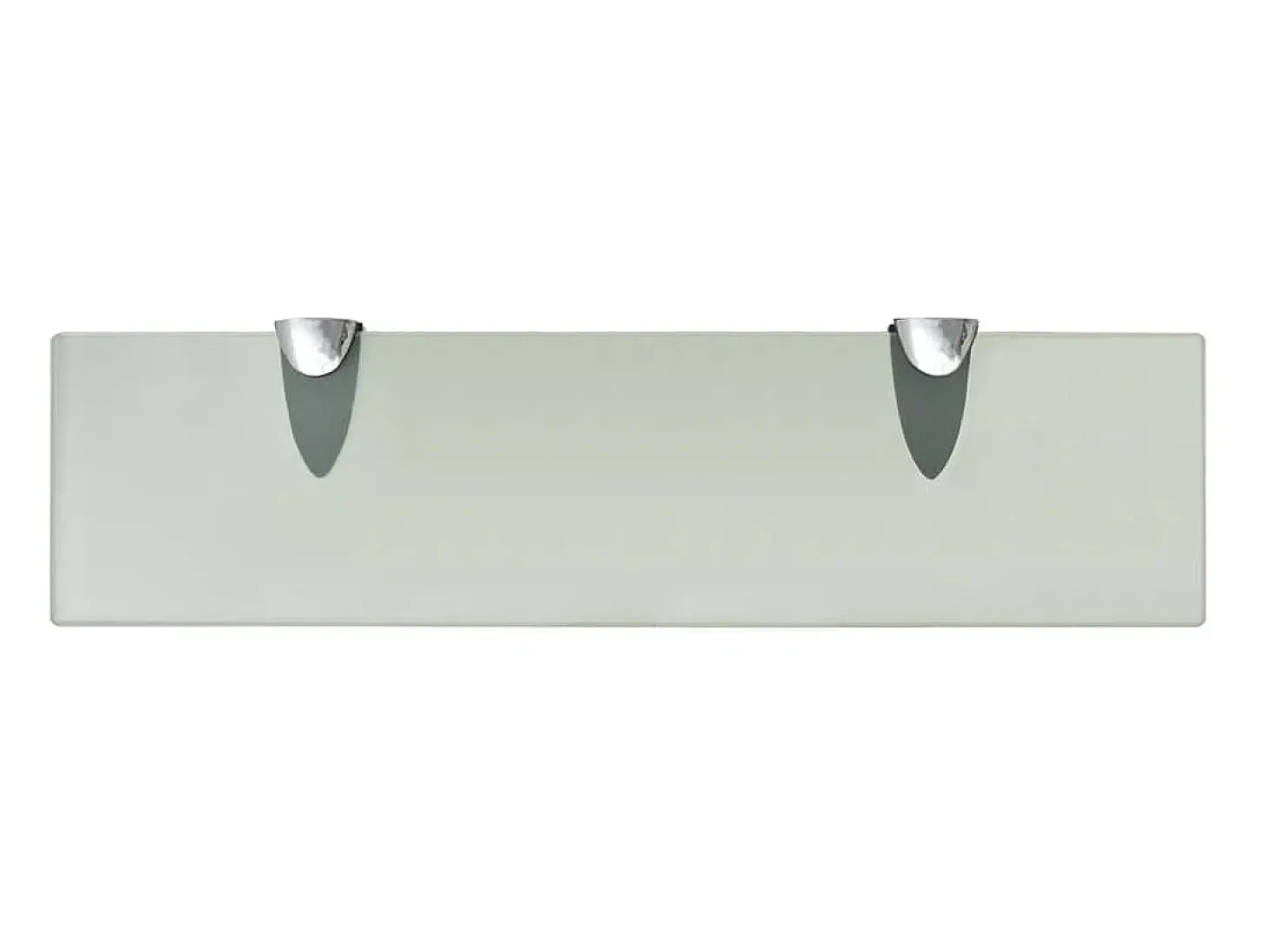 Prateleiras flutuantes 2 pcs vidro 40x10 cm 8 mm PT936999