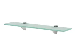 Prateleiras flutuantes 2 pcs vidro 50x20 cm 8 mm PT836797