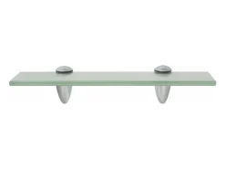 Prateleiras flutuantes 2 pcs vidro 30x20 cm 8 mm