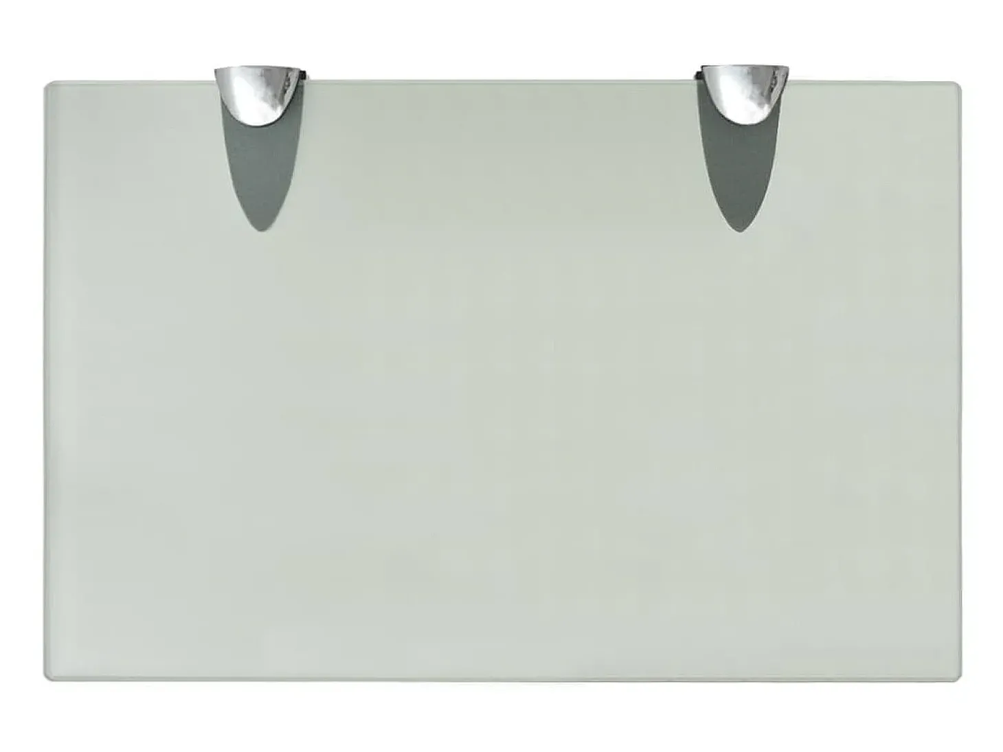 Prateleiras flutuantes 2 pcs vidro 30x20 cm 8 mm PT657795