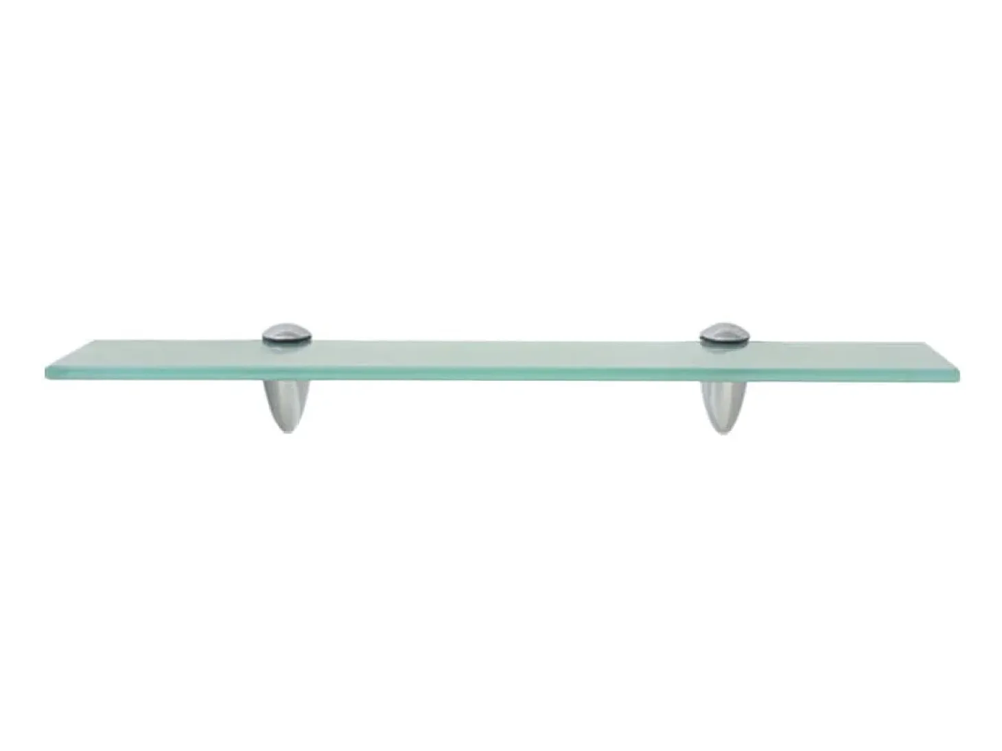 Prateleiras flutuantes 2 pcs vidro 50x10 cm 8 mm PT851023