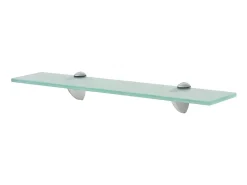 Prateleiras flutuantes 2 pcs vidro 50x10 cm 8 mm PT851023