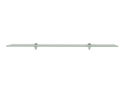 Prateleiras flutuantes 2 pcs vidro 100x20 cm 8 mm PT281337