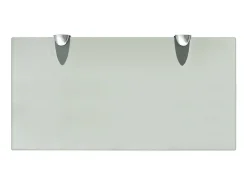 Prateleiras flutuantes 2 pcs vidro 40x20 cm 8 mm PT845235