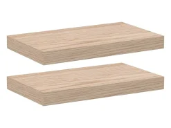 Prateleiras flutuantes 2 pcs 40x23,5x4 cm derivados de madeira