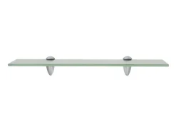 Prateleiras flutuantes 2 pcs vidro 50x10 cm 8 mm PT317117