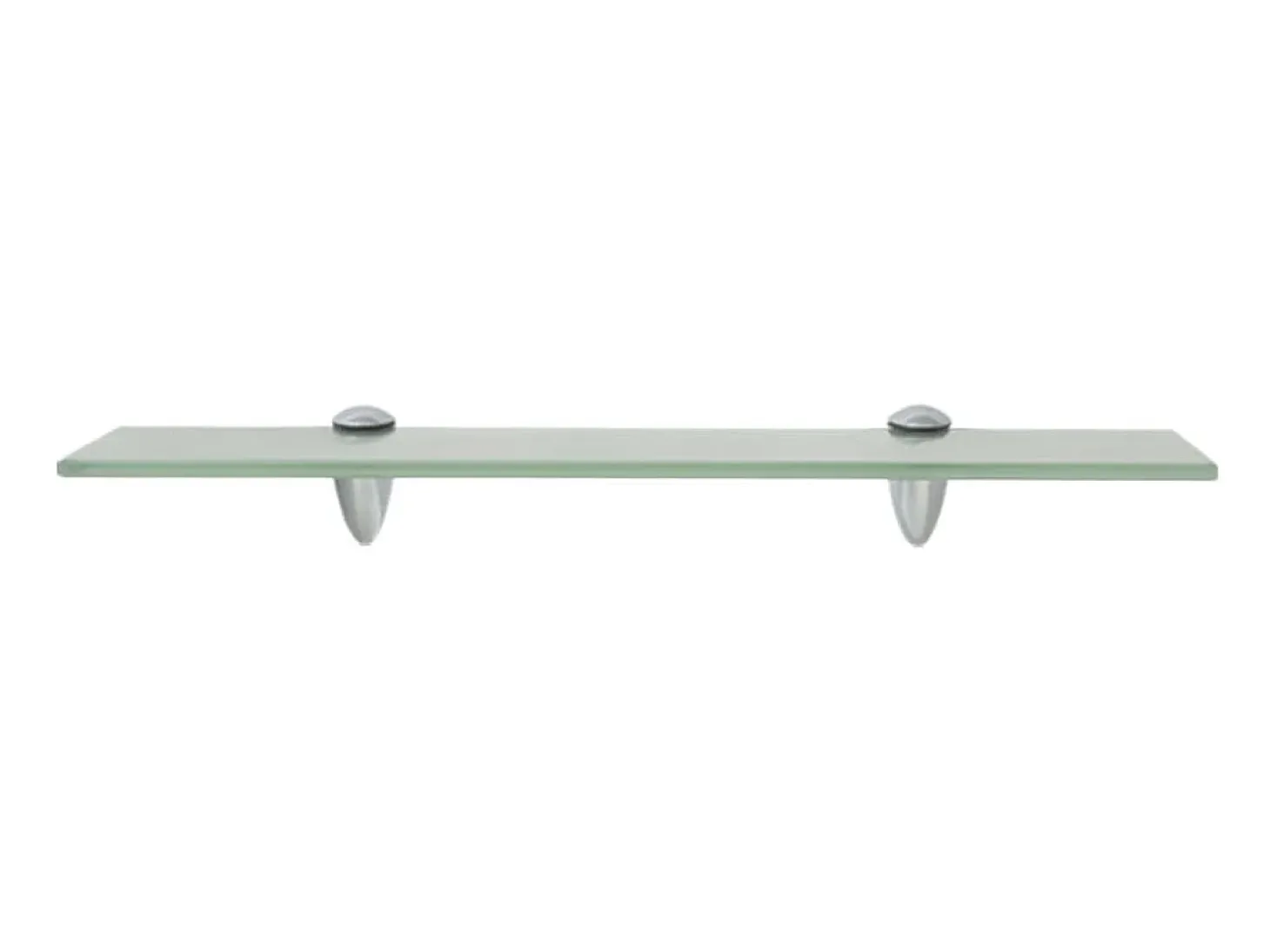 Prateleiras flutuantes 2 pcs vidro 50x10 cm 8 mm PT317117