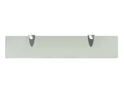 Prateleiras flutuantes 2 pcs vidro 50x10 cm 8 mm PT317117
