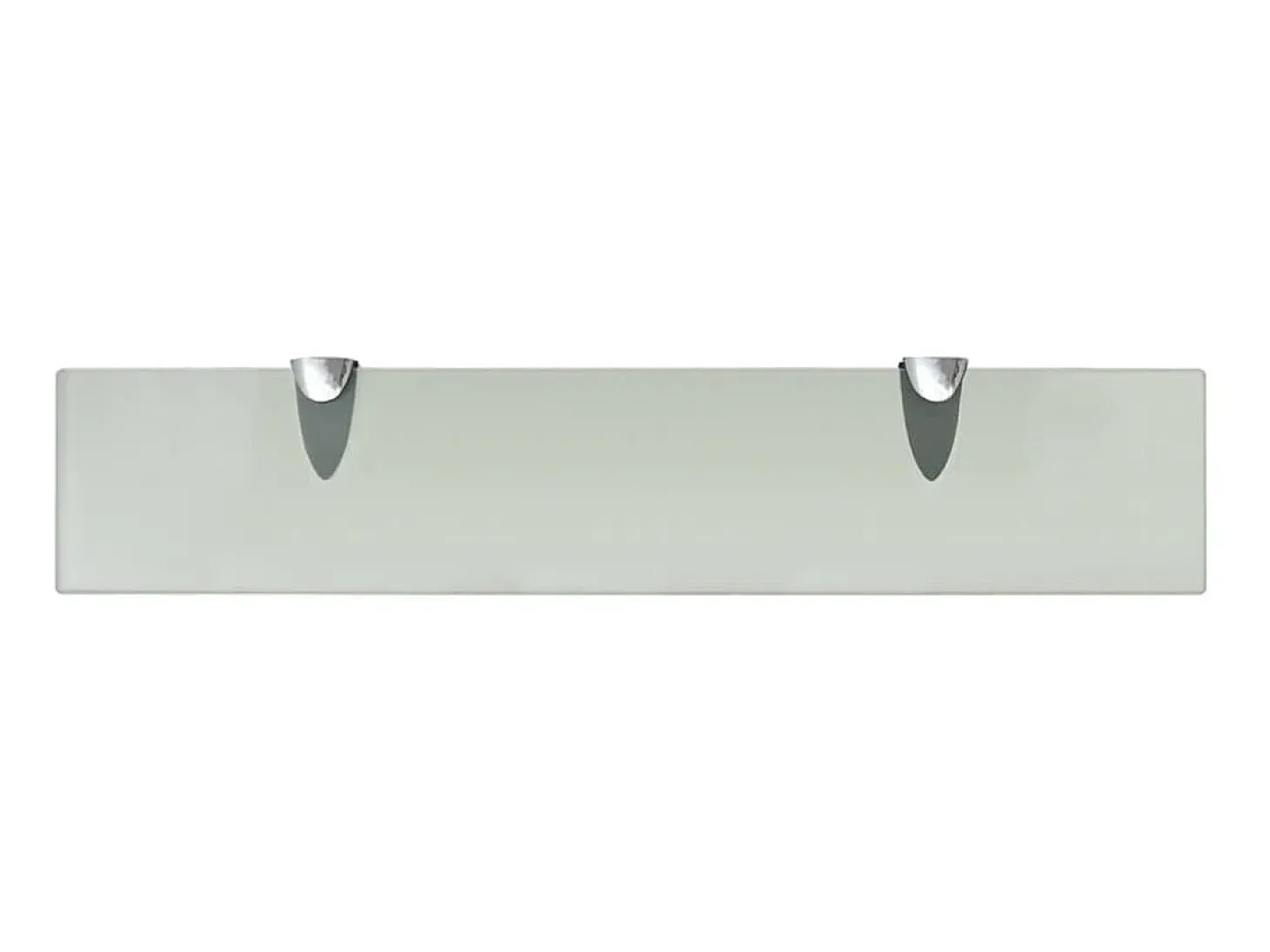 Prateleiras flutuantes 2 pcs vidro 50x10 cm 8 mm PT317117