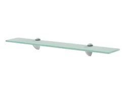 Prateleiras flutuantes 2 pcs vidro 60x20 cm 8 mm PT791341