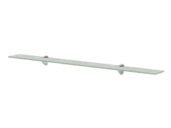 Prateleiras flutuantes 2 pcs vidro 100x10 cm 8 mm PT356316