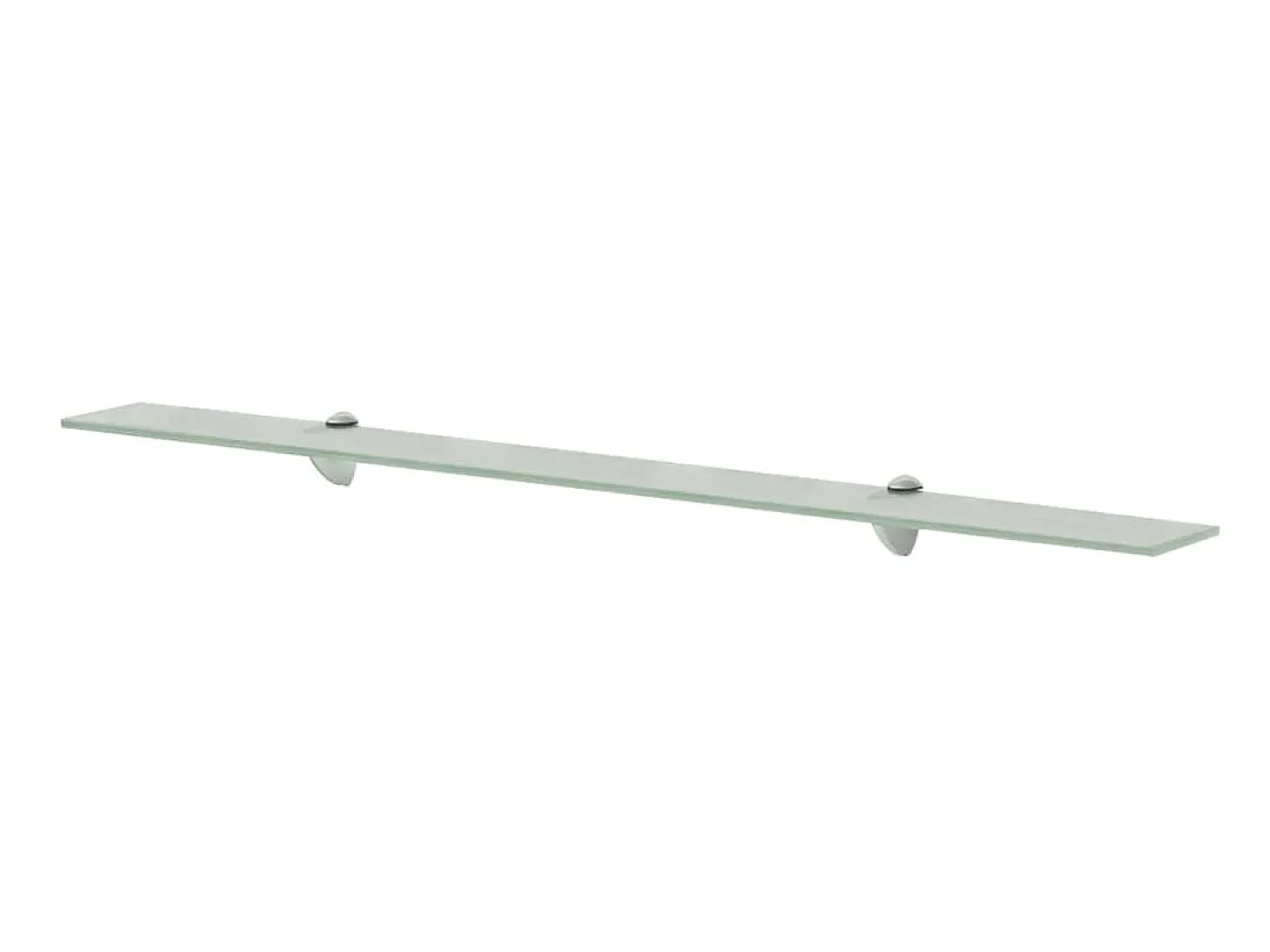 Prateleiras flutuantes 2 pcs vidro 100x10 cm 8 mm PT356316
