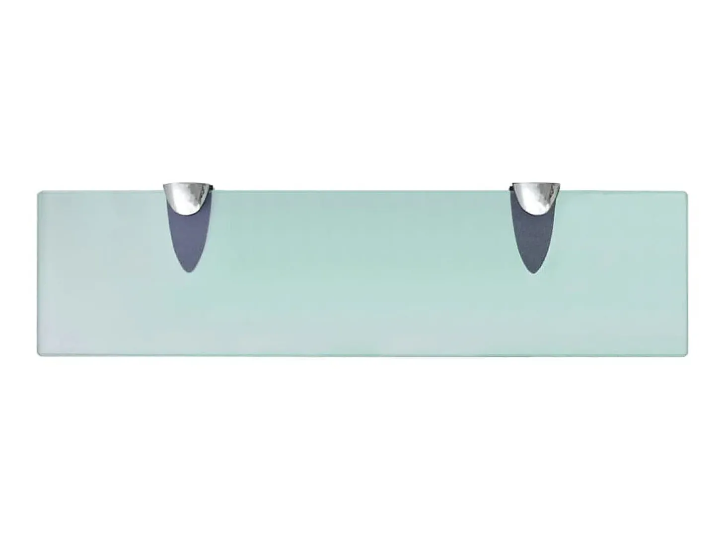 Prateleiras flutuantes 2 pcs vidro 40x10 cm 8 mm PT404382